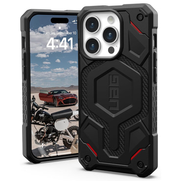 Tok UAG "Monarch Pro Mag" iPhone 15 Pro Max készülékekhez - kevlar black