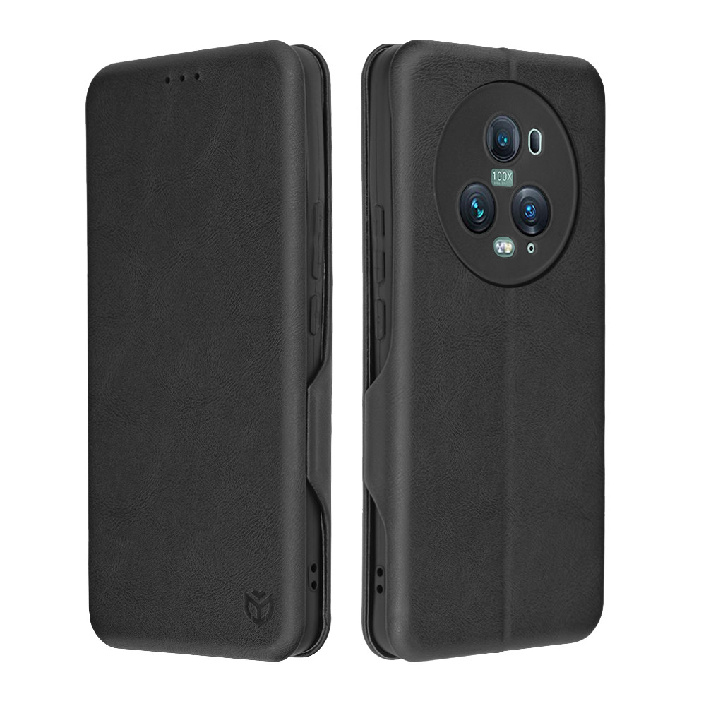 Nyitható tok Techsuit "Safe Wallet Plus" Honor Magic5 Pro 5G készülékekhez - fekete