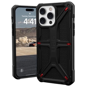 Tok UAG "Monarch" iPhone 14 Pro Max készülékekhez - kevlar black