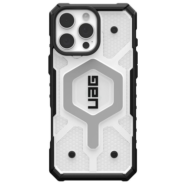 Tok UAG "Pathfinder Clear MagSafe" iPhone 16 Pro készülékekhez - ice silver
