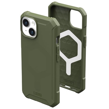Tok UAG "Essential Armor MagSafe" iPhone 15 készülékekhez - olive drab