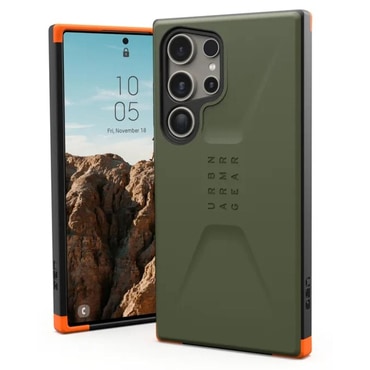 Tok UAG "Civilian" Samsung Galaxy S24 Ultra készülékekhez - olive drab