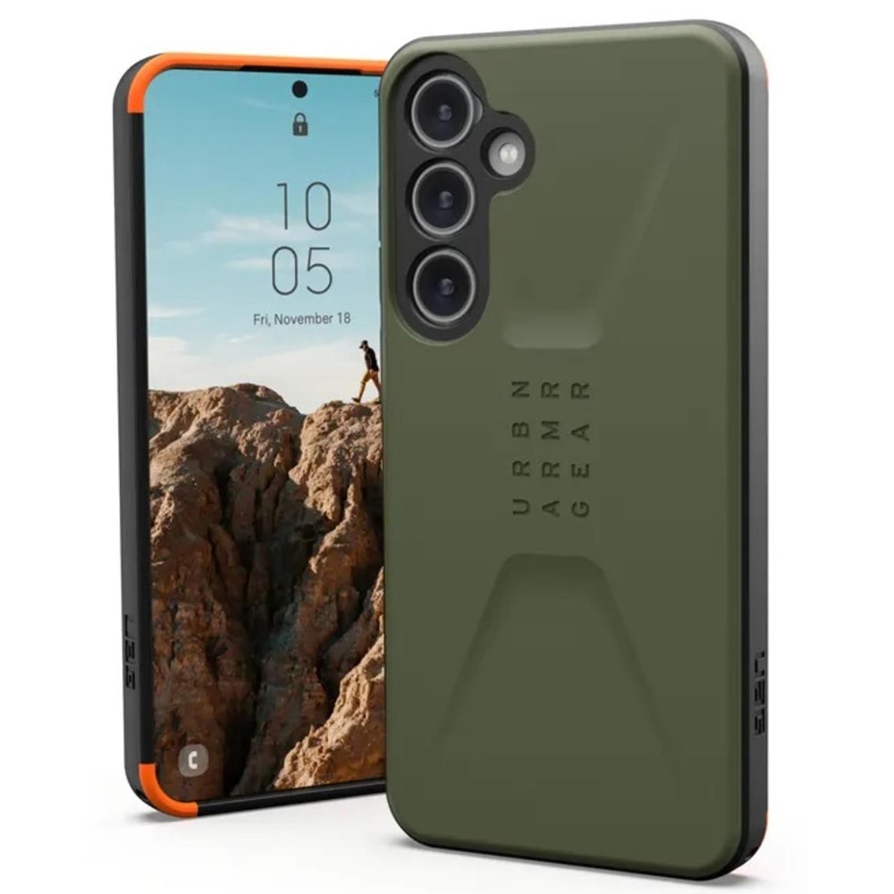 Tok UAG "Civilian" Samsung Galaxy S24 Plus készülékekhez - olive drab