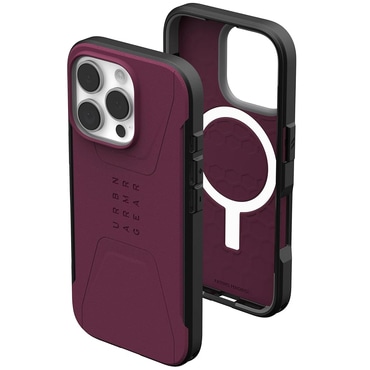 Tok UAG "Civilian" iPhone 16 Pro Max készülékekhez - bordeaux
