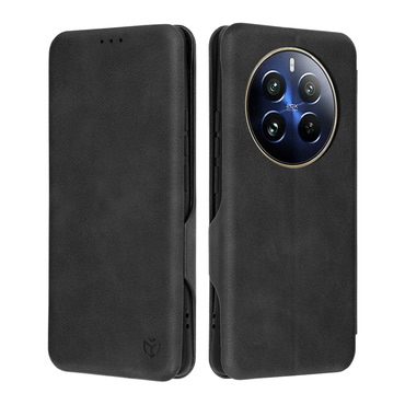 Nyitható tok Techsuit "Safe Wallet Plus" Realme 12 Pro / 12 Pro Plus készülékekhez - fekete