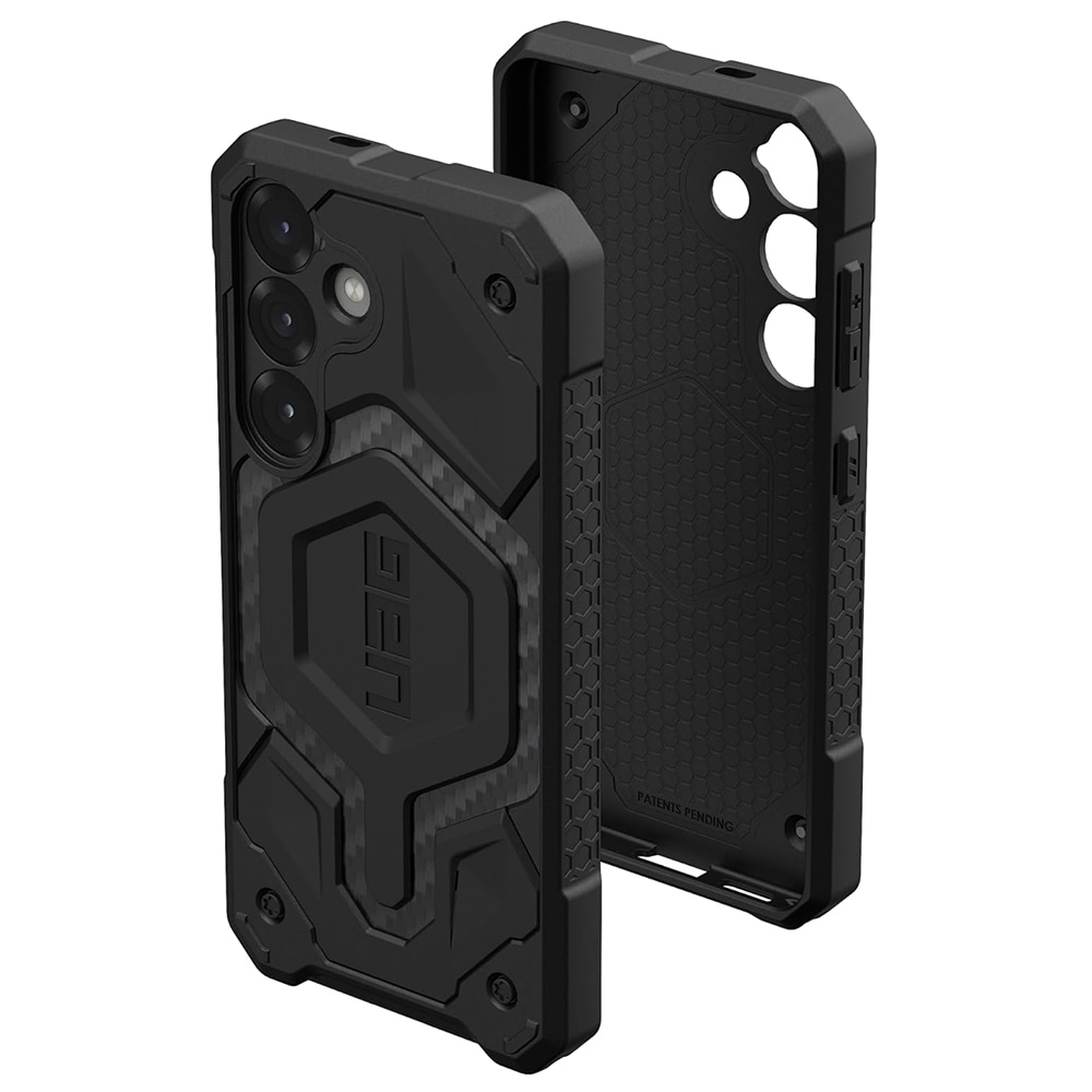 Tok UAG "Monarch Pro Mag" Samsung Galaxy S25 készülékekhez - carbon fiber
