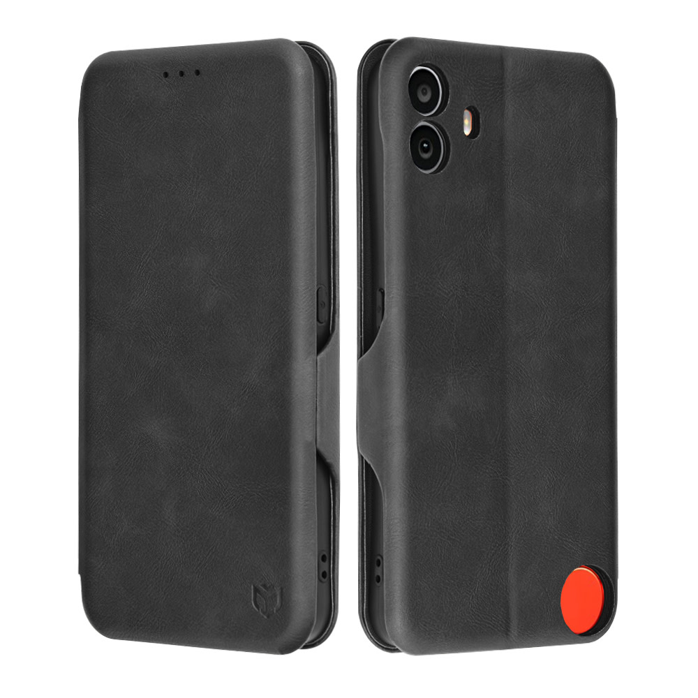 Nyitható tok Techsuit "Safe Wallet Plus" Nothing CMF Phone 1 készülékekhez - fekete