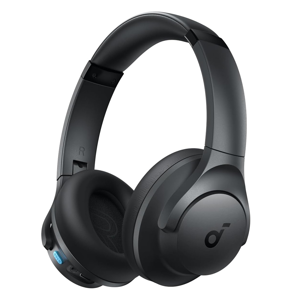 Anker "SoundCore Q11i" vezeték nélküli Over-Ear Bluetooth fülhallgató mély basszussal és 60 órás zenelejátszással – fekete