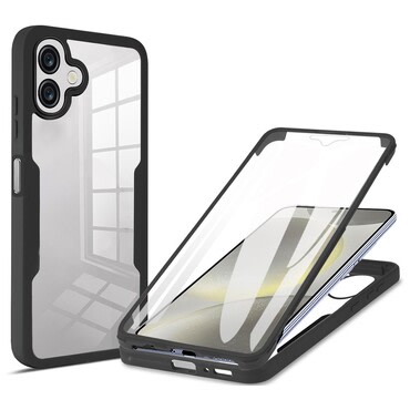 Hibrid tok Techsuit "ColorVerse 360" teljes körű védelemmel Samsung Galaxy A07 - hoz - fekete