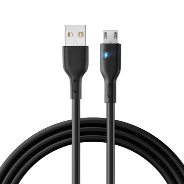 USB-A – Micro USB töltő- és adatkábel JoyRoom "A13" 2.4A gyorstöltéssel – 2 m – fekete USB-A – Micro USB töltő- és adatkábel JoyRoom "A13" 2.4A gyorstöltéssel – 2 m – fekete
