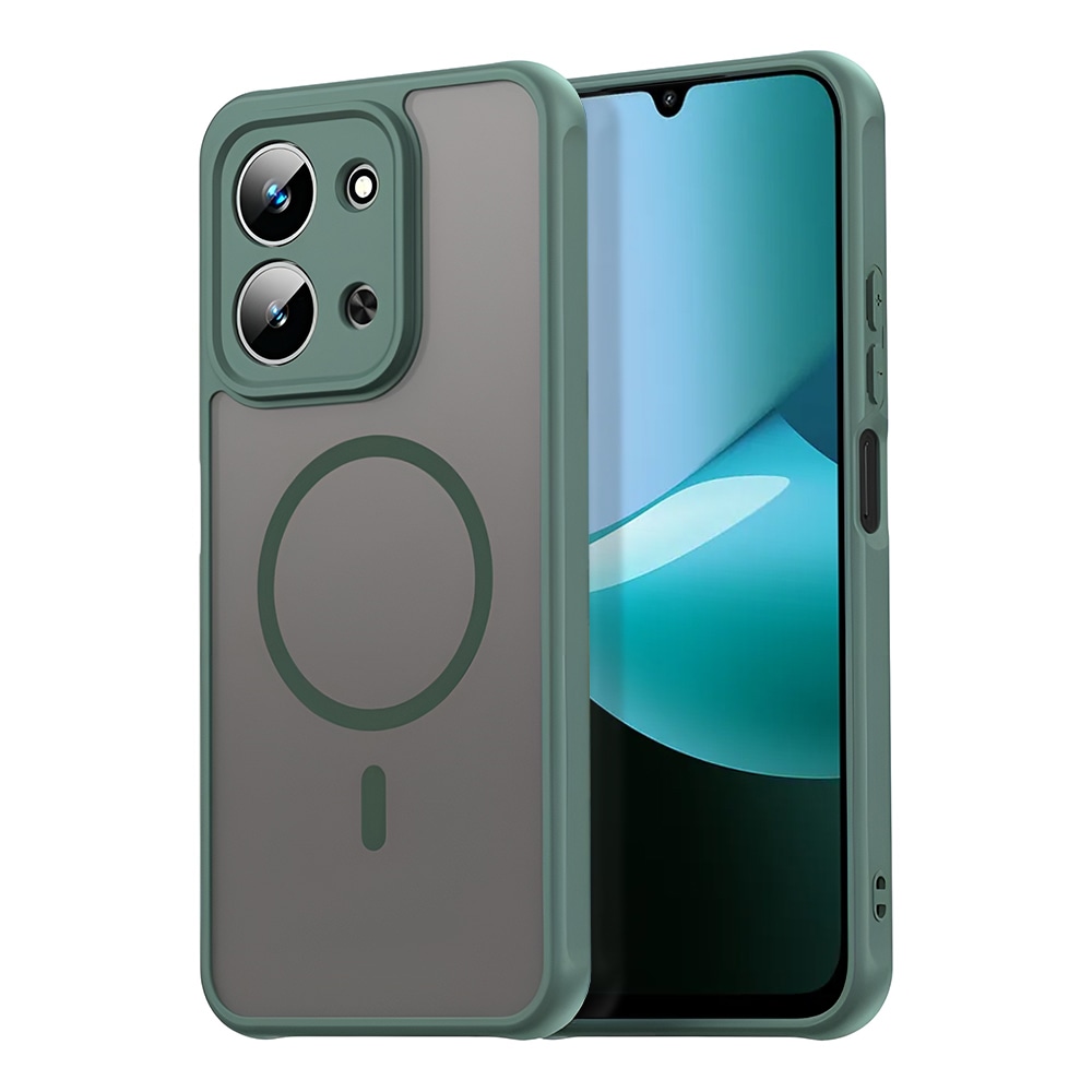 Hibrid tok "HaloFrost II MagSafe" Xiaomi Redmi 15C 4G / Redmi 15C 5G készülékekhez - green