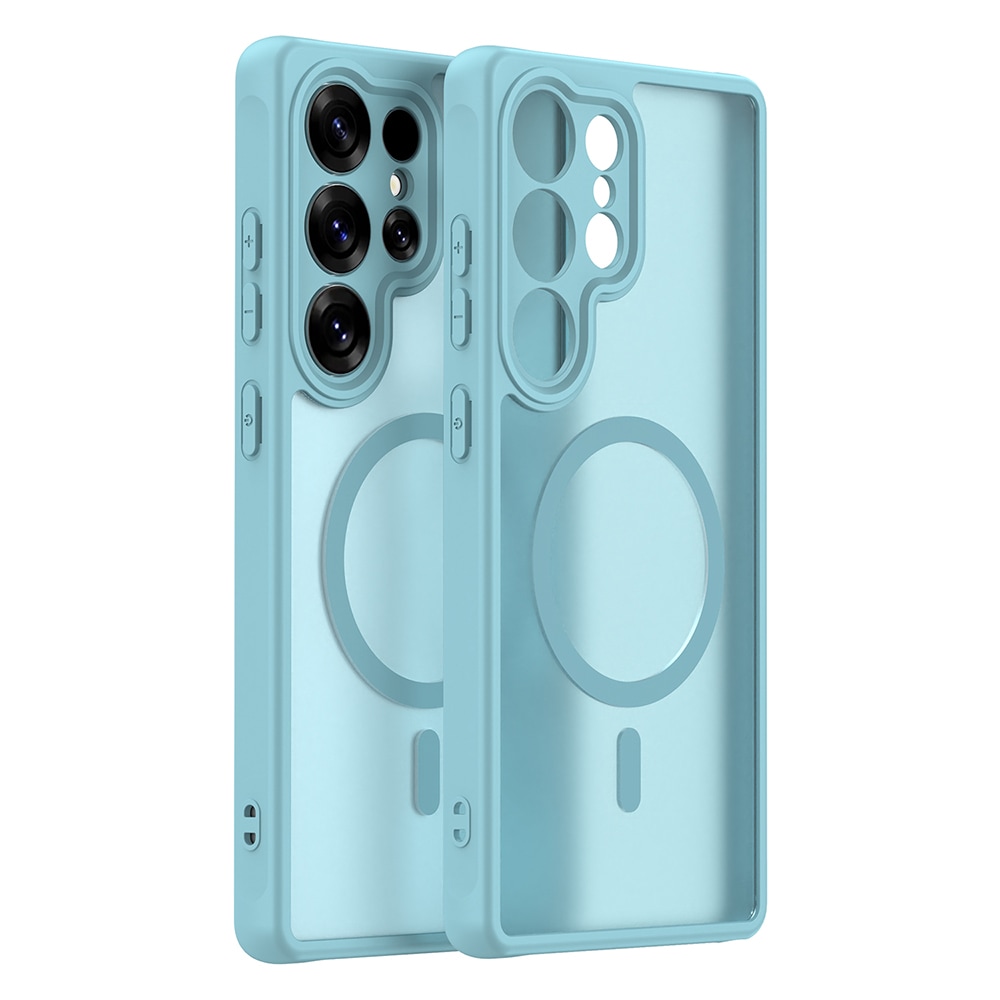 Hibrid tok "HaloFrost II MagSafe" Samsung Galaxy S25 Ultra készülékekhez - mint green