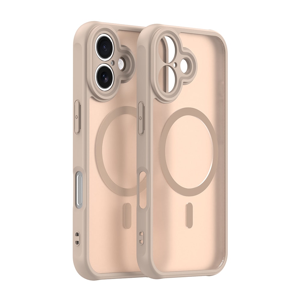 Hibrid tok "HaloFrost II MagSafe" iPhone 16 készülékekhez - gold