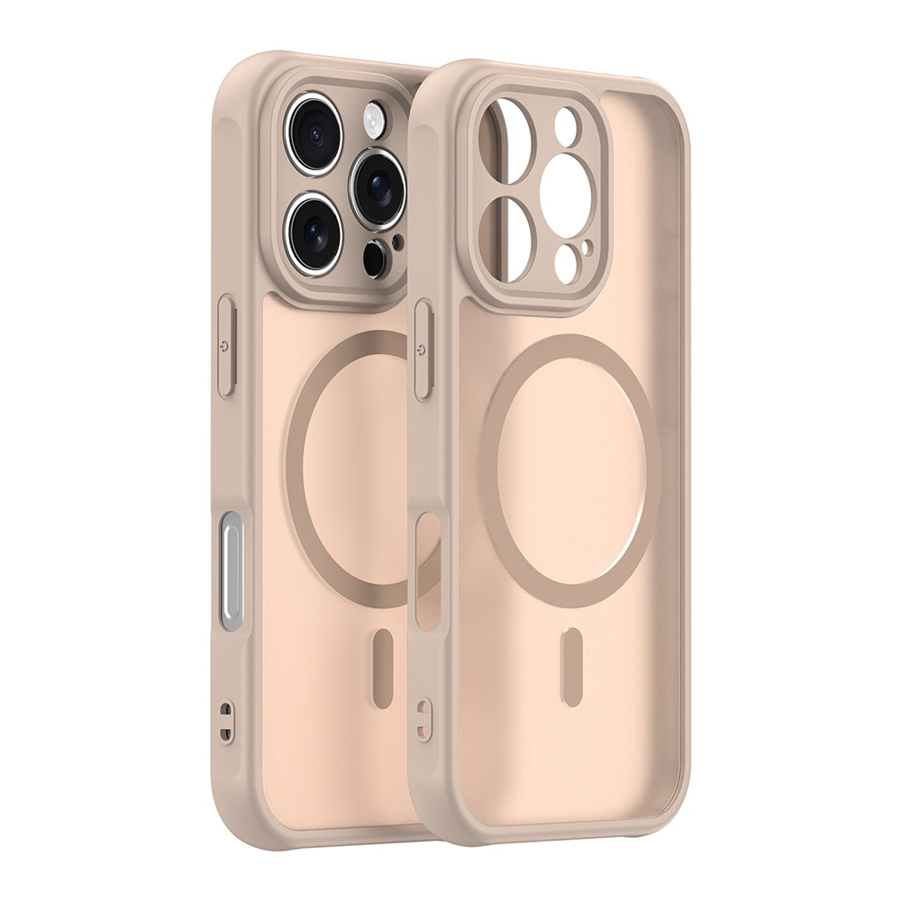 Hibrid tok "HaloFrost II MagSafe" iPhone 16 Pro készülékekhez - gold