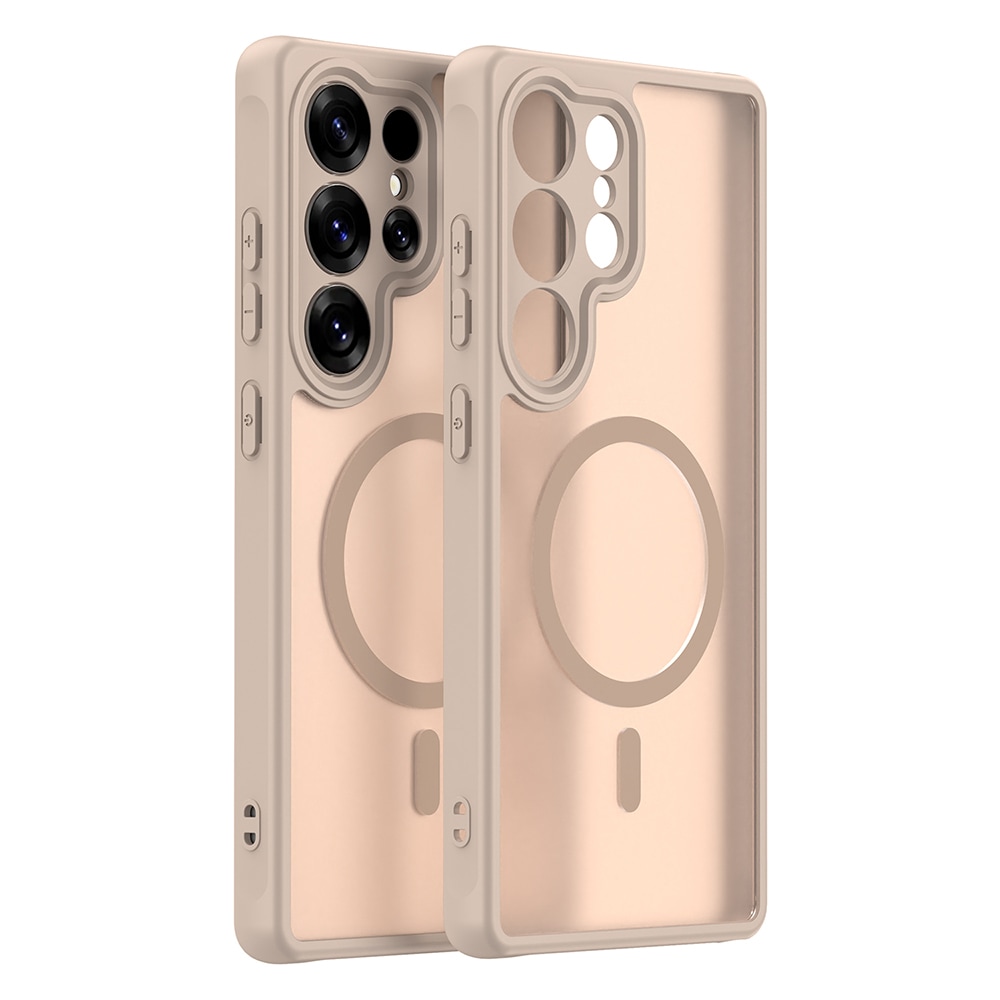 Hibrid tok "HaloFrost II MagSafe" Samsung Galaxy S25 Ultra készülékekhez - gold