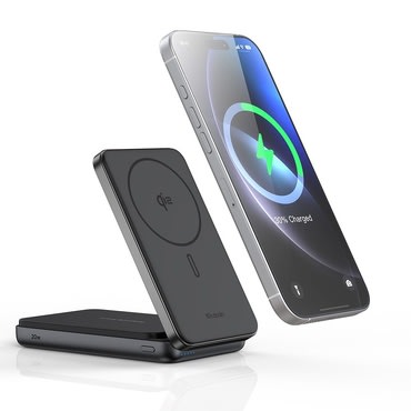 Power bank és állvány Mcdodo 2 az 1-ben "MC-6310" Qi2 15W gyors vezeték nélküli töltéshez – 10 000 mAh – fekete