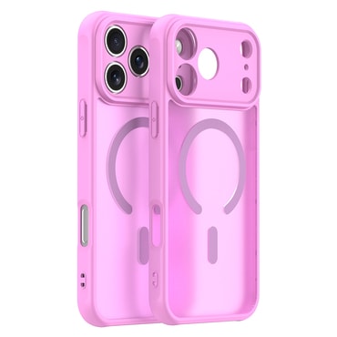 Hibrid tok "HaloFrost II MagSafe" iPhone 17 Pro készülékekhez - pink Hibrid tok "HaloFrost II MagSafe" iPhone 17 Pro készülékekhez - pink