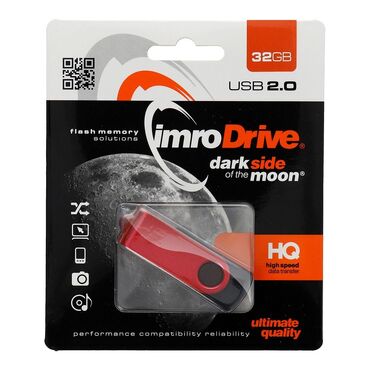 USB pendrive 2.0 Imro Pendrive Axis 32GB – fekete-piros