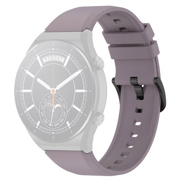 Szilikon óraszíj "Classic" Xiaomi Watch S1 / S1 Active órákhoz - light purple