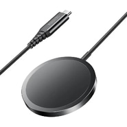 Vezeték nélküli 15W QI töltőállomás Yesido "DS21" gyors töltéssel és USB-C csatlakozóval – fekete