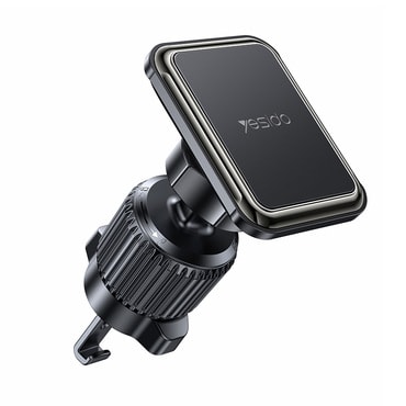 Kompakt mágneses autós tartó Yesido C245 szellőzőnyílásra, állítható szöggel és hat mágnessel a biztonságos rögzítéshez - fekete Kompakt mágneses autós tartó Yesido C245 szellőzőnyílásra, állítható szöggel és hat mágnessel a biztonságos rögzítéshez - fekete