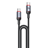 240W gyors töltő és adatátviteli USB-C kábel Yesido CA185 - 1.2 m - fekete
