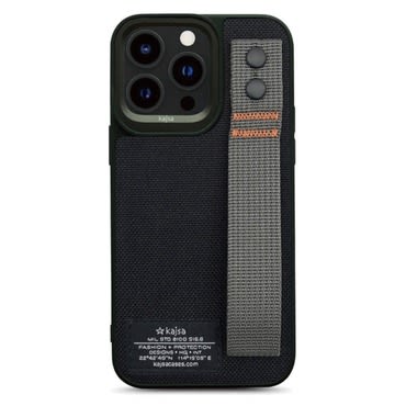 KaJsa "Military Collection" tok pánttal és megerősített sarkvédelemmel iPhone 15-höz - fekete