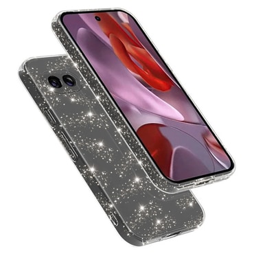 Techsuit "SparkleSkin" átlátszó TPU géltok Google Pixel 9a hez