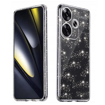 Techsuit "SparkleSkin" átlátszó TPU géltok Xiaomi Poco F6 hez