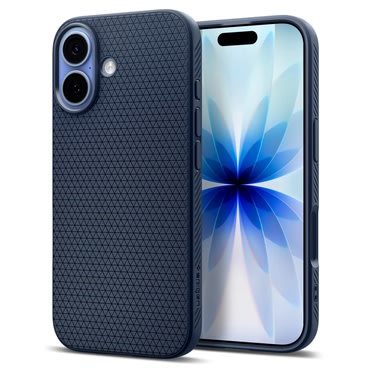 Tok Spigen "Liquid Air" iPhone 17 készülékekhez - Navy Blue