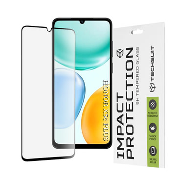 Prémium 3D Full Body üvegfólia "Techsuit" Honor X5c Plus készülékekhez - fekete