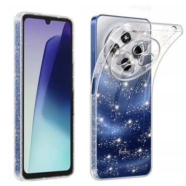 Átlátszó TPU gél tok Techsuit "SparkleSkin” Xiaomi Redmi 14C / Poco C75 készülékekhez