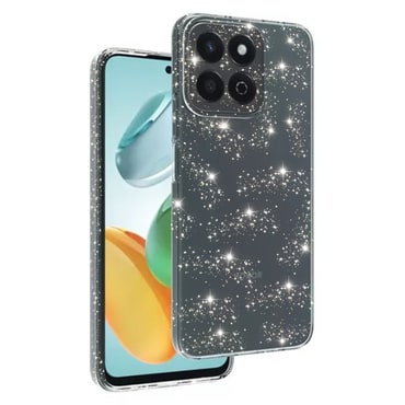 Átlátszó TPU gél tok Techsuit "SparkleSkin” Honor 200 Smart / X7c készülékekhez