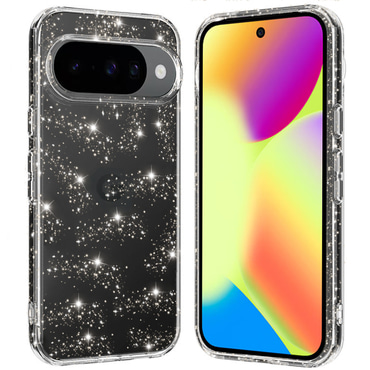 Átlátszó TPU gél tok Techsuit "SparkleSkin” Google Pixel 10 / 10 Pro készülékekhez