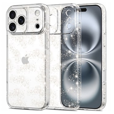Átlátszó TPU gél tok Techsuit "SparkleSkin” iPhone 17 Pro Max készülékekhez