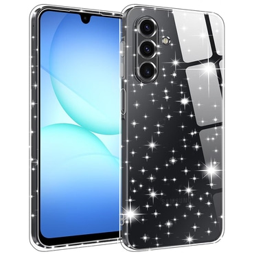 Átlátszó TPU gél tok Techsuit "SparkleSkin” Samsung Galaxy A17 5G / A17 4G készülékekhez