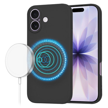 Techsuit SoftFlex MagSafe szilikon tok iPhone 17 készülékhez - fekete