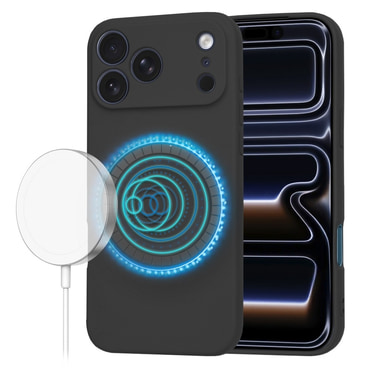 Techsuit SoftFlex MagSafe szilikon tok iPhone 17 Pro készülékhez - fekete