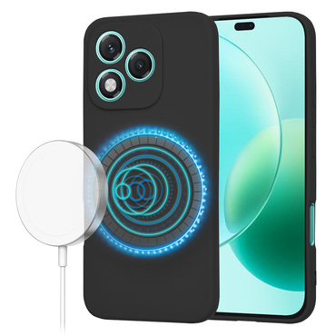 Techsuit SoftFlex MagSafe szilikon tok Honor 400 Lite készülékhez - fekete