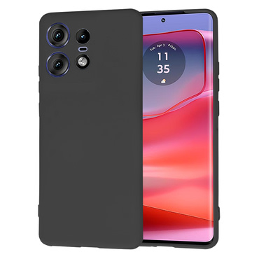 Techsuit SoftFlex szilikon tok Motorola Edge 50 Pro készülékhez - fekete