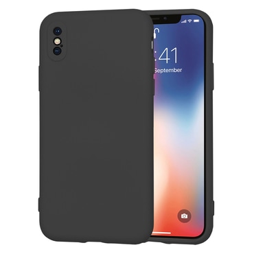 Techsuit SoftFlex szilikon tok iPhone X / iPhone XS készülékhez - fekete
