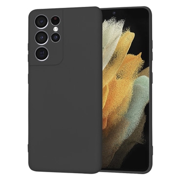 Techsuit SoftFlex szilikon tok Samsung Galaxy S21 Ultra készülékhez - fekete