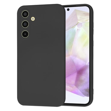 Techsuit SoftFlex szilikon tok Samsung Galaxy A35 készülékhez - fekete