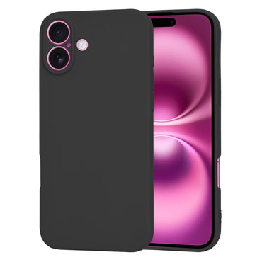 Techsuit SoftFlex szilikon tok iPhone 16 Plus készülékhez - fekete