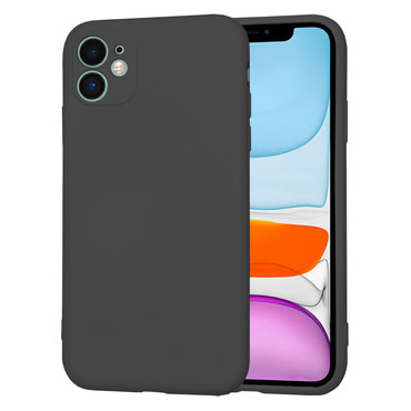 Techsuit SoftFlex szilikon tok iPhone 11 készülékhez - fekete