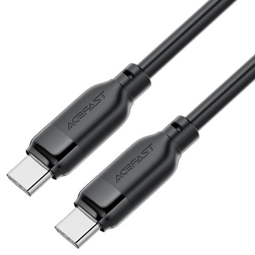 Acefast „C16-03” USB-C – USB-C töltő- és adatkábel, 60W, 480 Mbps, 1.2 m – fekete