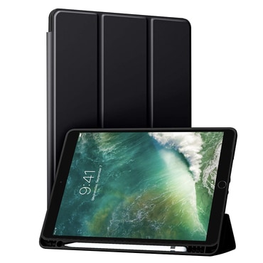 Techsuit "Flex Trifold” tok ceruzatartóval iPad Pro 10.5 / iPad Air 2019 készülékhez - black