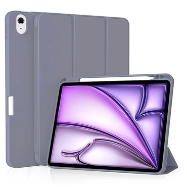 Techsuit "Flex Trifold” tok ceruzatartóval iPad Air 11 2024 / Air 11 2025 készülékhez - purple