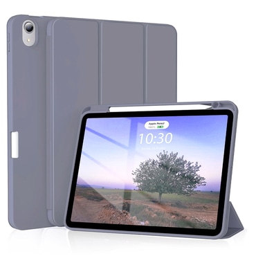 Techsuit "Flex Trifold” tok ceruzatartóval iPad Air 2020 / iPad Air 2022 készülékhez - purple