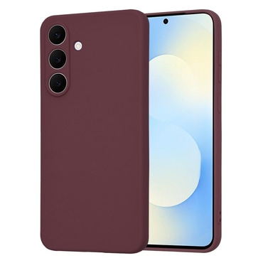 Techsuit SoftFlex szilikon tok Samsung Galaxy S25 FE készülékhez - sötétpiros